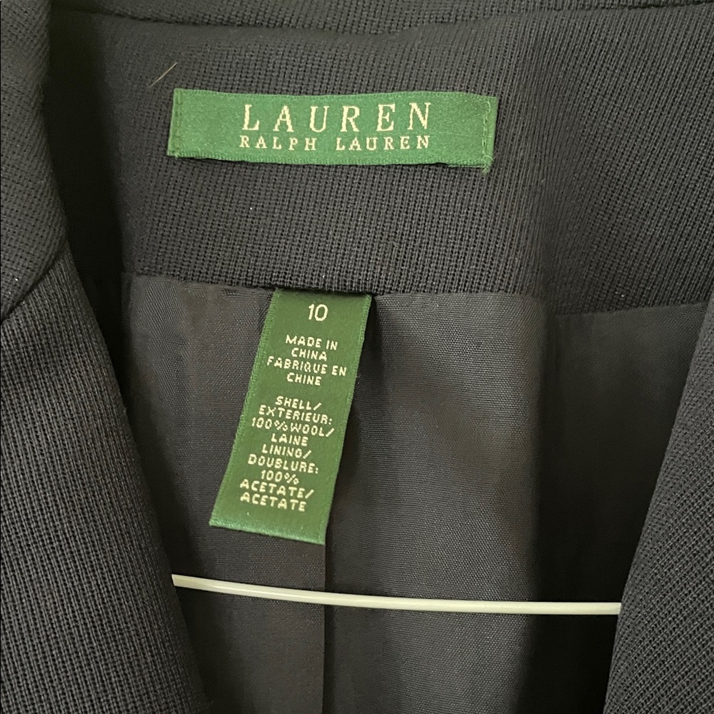 Ralph Lauren Navy Blazer with Embroidered Crest and Gold Buttons - Picture 2 of 6